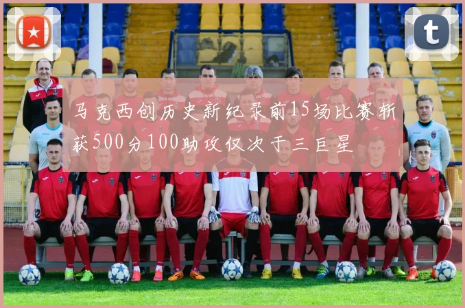 马克西创历史新纪录前15场比赛斩获500分100助攻仅次于三巨星
